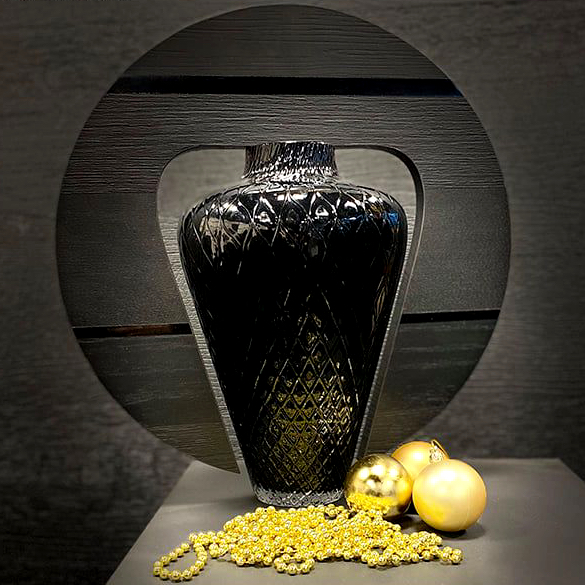 BLOK by Carina black vase