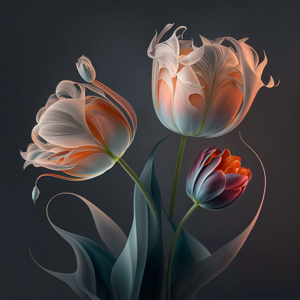 ai dripping tulips island gallery