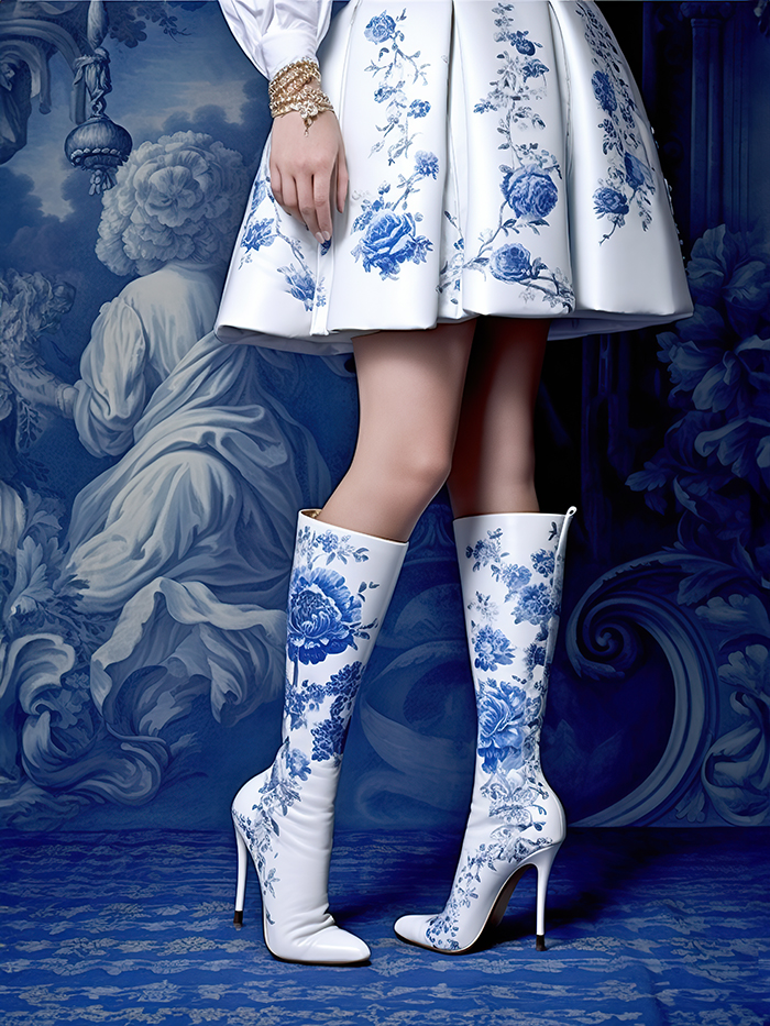 The girl with the Delft Blue boots - Boots 1 Daniëlle van Yperen